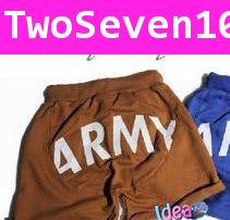 กางเกงขาสั้น ARMY สีน้ำตาล