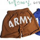 กางเกงขาสั้น-ARMY-สีน้ำตาล