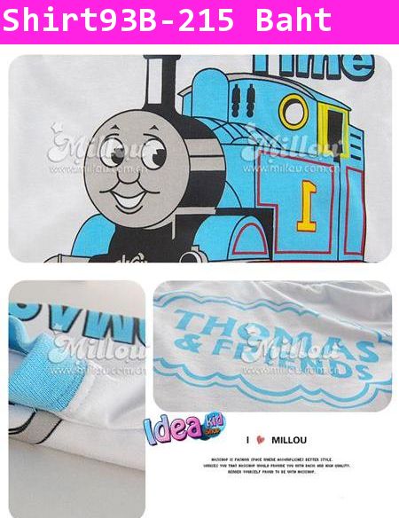 เสื้อยืด THOMAS&FRIEND สีฟ้า