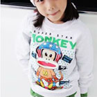 ชุดเสื้อกางเกง-Paul-Frank-สะพายเป้-สีขาว