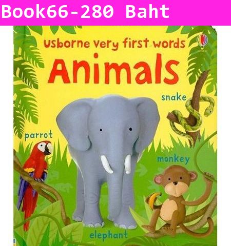 หนังสือ Usborne very first works Animal (USA)