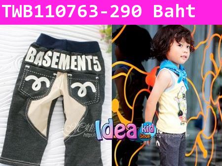 กางเกงสียีนส์ BaseMent5 ก้นหนัง (ไต้หวัน)