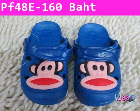 รองเท้ารัดส้น Paul Frank สีน้ำเงิน