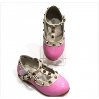 รองเท้าเด็ก-สไตล์-Valentino-kid-V.2-สีชมพู