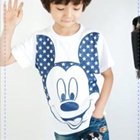 เสื้อยืด-Mickey-The-Star-สีขาว