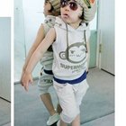 ชุดเสื้อกางเกง-Super-Monkey-สีควันบุหรี่