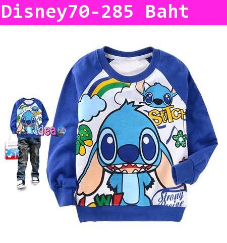 เสื้อแขนยาว Stitch ท่องธรรมชาติ