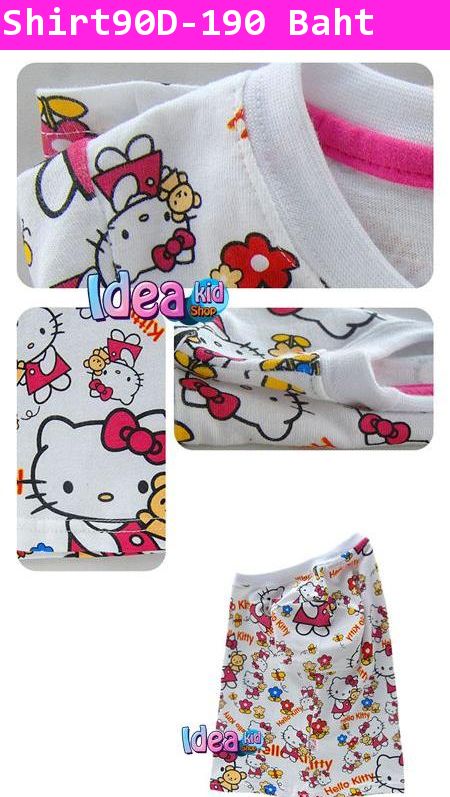 เสื้อยืด รวมพล Hello kitty