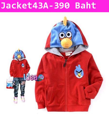 เสื้อแจ็คเก็ต ฉันคือ Angry Bird สีแดง