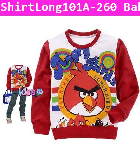 เสื้อแขนยาว Super Angry Birds 