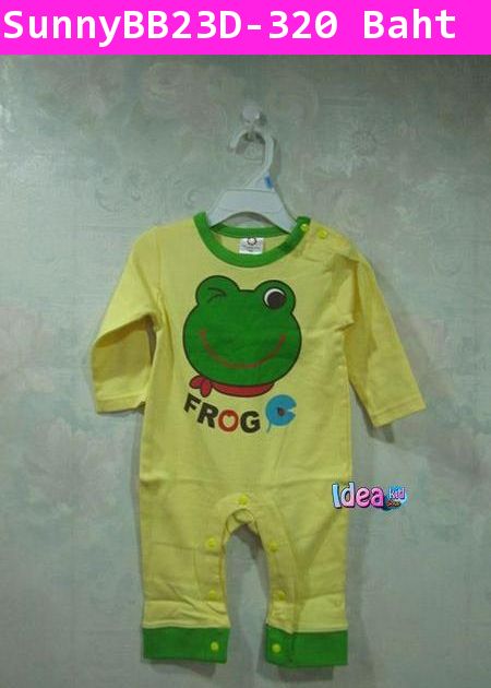 ชุดบอดี้สูท Sunny Baby I'm Frog สีเหลือง