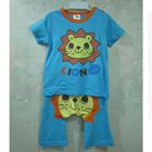 ชุดเสื้อกางเกง-Lion-King-สีฟ้า