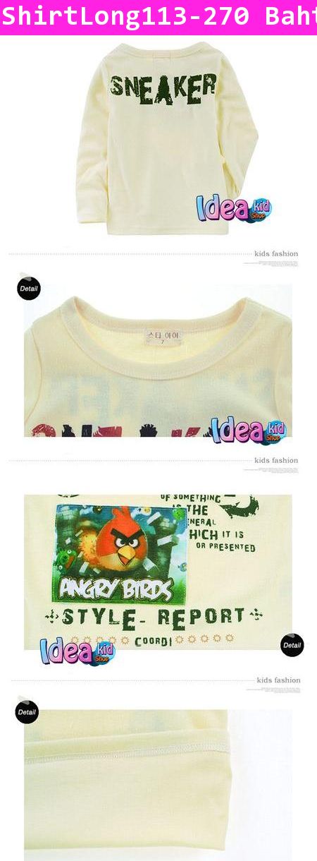 เสื้อแขนยาว Angry Birds สุดเจ๋ง