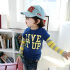 เสื้อแขนต่อสีน้ำเงิน-Live-it-up