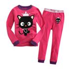 ชุดนอน-Babygap-black-cat-สีชมพู