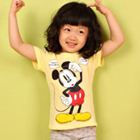 เสื้อยืด-Mickey-ติ๊กต๊อก-สีเหลือง