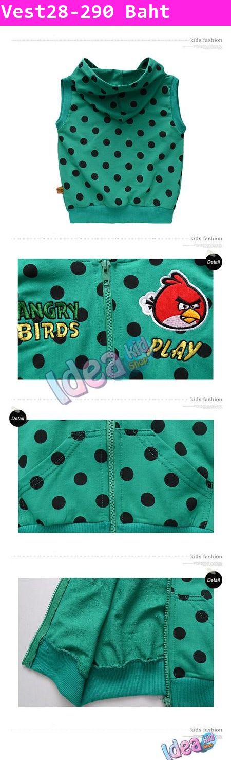 เสื้อกั๊ก Angry Bird จุดจุดจุด