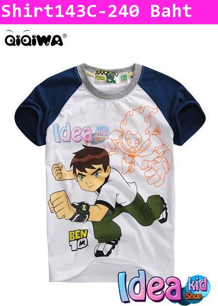 เสื้อยืดแขนสั้น Ben10 กับ อสูรกาย