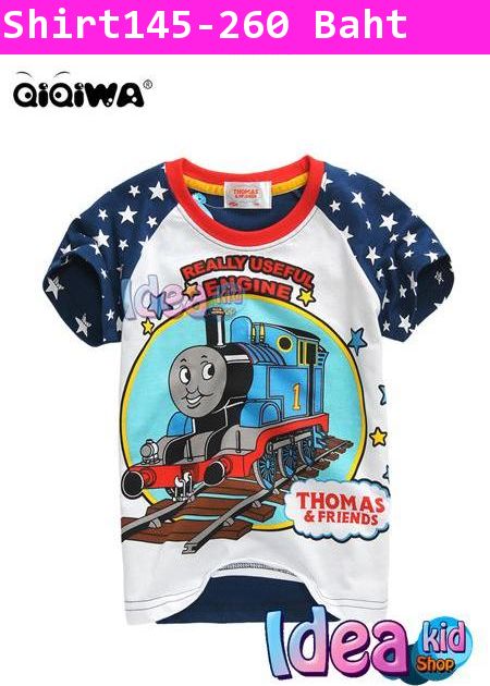 เสื้อยืดสีขาว Thomas 2 สี