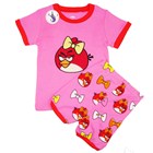 ชุดเสื้อกางเกงสั้น-BabyGap-Angry-Birds-สีชมพู