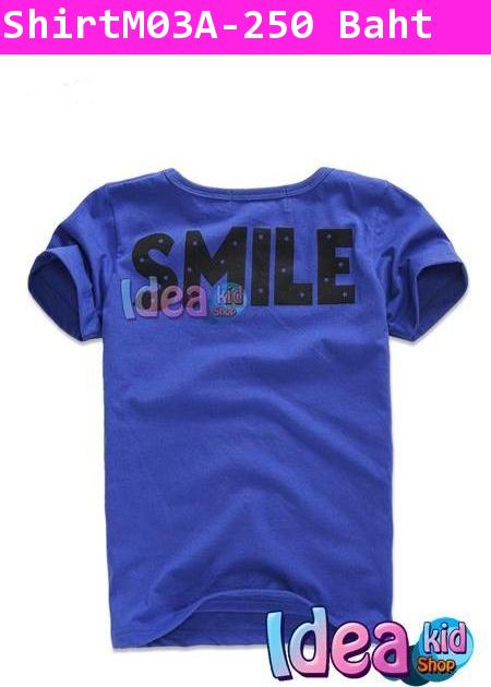 เสื้อยืด NEW STANDARD SUPER SMILE สีม่วง