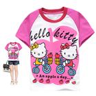 เสื้อยืด-Hello-Kitty-ปั่นจักรยานเก็บแอ๊ปเปิ้ล