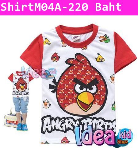 เสื้อยืดสุดยอด Angry Birds สารพัดหน้า