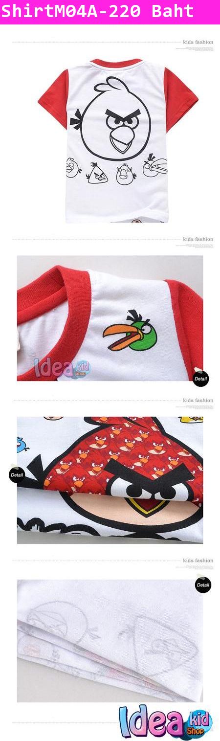 เสื้อยืดสุดยอด Angry Birds สารพัดหน้า