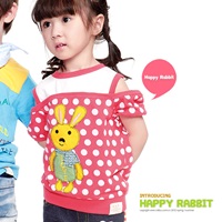 เสื้อยืด-LOVE-RABBIT-สีชมพู