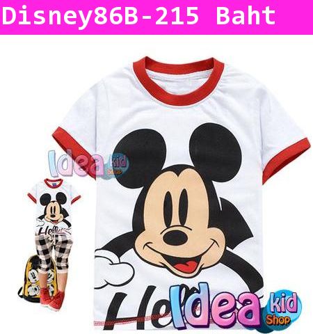 เสื้อยืด Hello Mickey Mouse