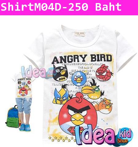 เสื้อยืด Angry Birds Super Hero