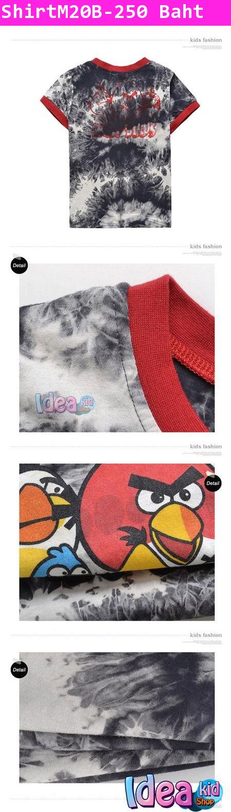 เสื้อ Angry Birds ชาวร็อค สีดำ