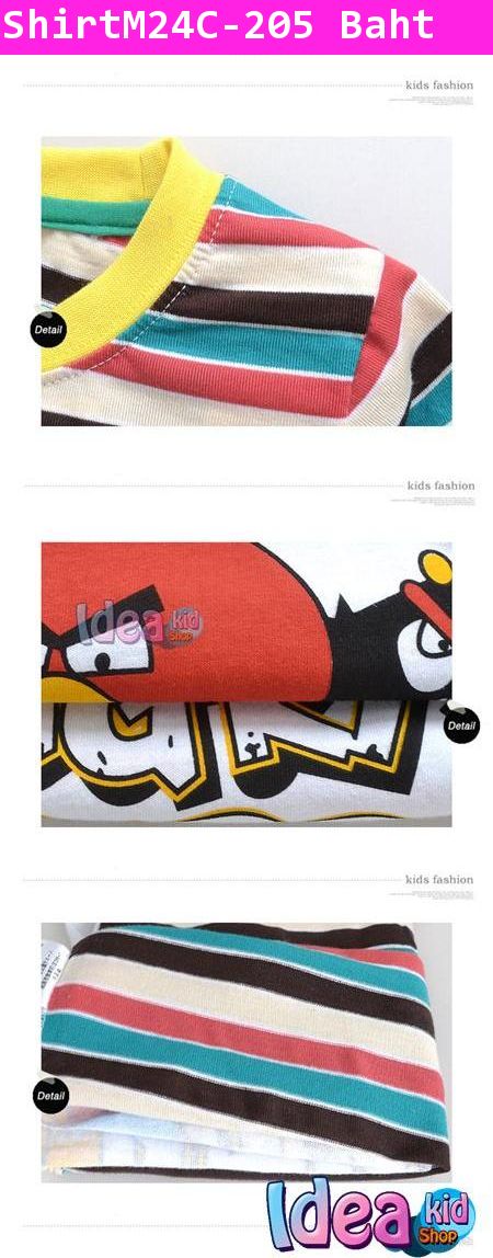 เสื้อยืด Angry Birds ยกแก๊งค์มาลุย