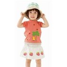 ชุดเสื้อกระโปรง-My-Strawberry-สีส้ม