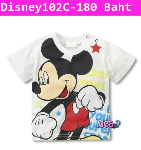 เสื้อยืดแขนสั้น Mickey Mouse Super Star