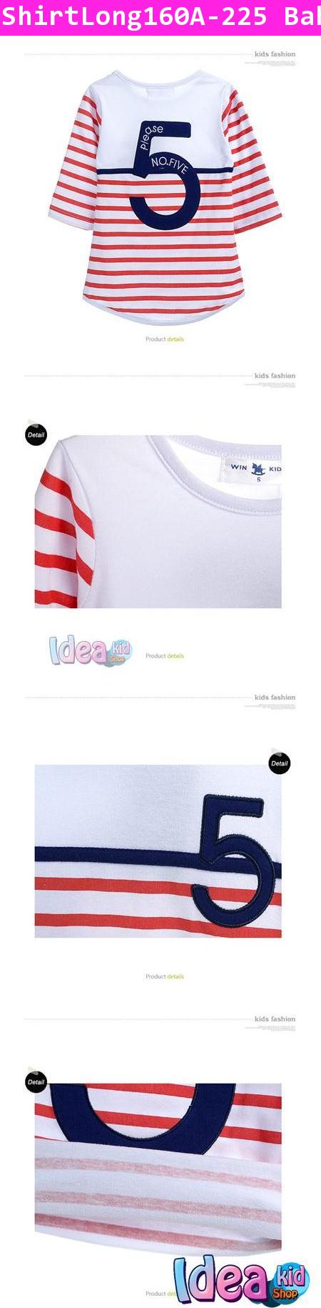 เสื้อแขนยาว Please No.5 สีแดง