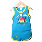 ชุดเสื้อกล้ามกางเกงขาสั้น-Angry-Birds-สีฟ้า