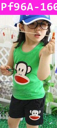 เสื้อกล้าม Paul Frank หน้าใหญ๊ใหญ่สีแดง