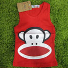 เสื้อกล้าม-Paul-Frank-หน้าใหญ๊ใหญ่สีแดง