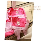 ชุดบอดี้สูท-Hello-Kitty-นุ่มนิ่ม-สีชมพูเข้ม