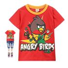 เสื้อยืดแขนสั้น-Angry-Birds-ทิ้งบอม-สีแดง