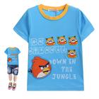 เสื้อยืดแขนสั้น-Angry-Bird-กับฝูงหมู-สีฟ้า