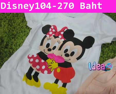 ชุดเสื้อกางเกง Baby Mickey Baby Minnie 