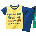 ชุดเสื้อกางเกง-ENJOY-THE-DRIVING-สีเหลือง