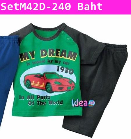 ชุดเสื้อกางเกง MY DREAM สีเขียว