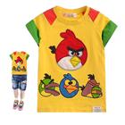 เสื้อแขนสั้นขบวนการ-ANGRY-BIRDS-สีเหลือง