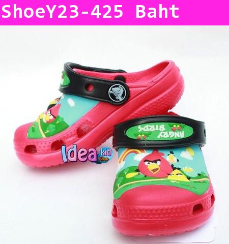 รองเท้ารัดส้น Crocs ก๊วน ANGRY BIRDS สีแดง