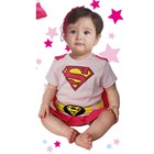 ชุดบอดี้สูท-SUPER-WOMAN-สีชมพู