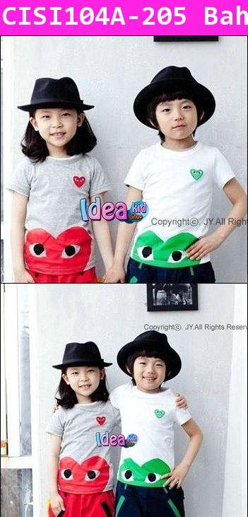 เสื้อแขนสั้น PLAY วัยใส สีเขียว