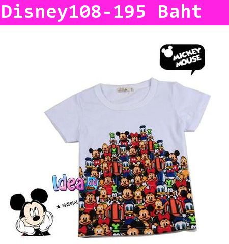 เสื้อแขนสั้น รวมตัวละคร Disney